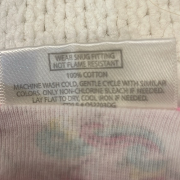 Bobby Brooks long sleeve pajama top tee jersey unicorns rainbows stars girls 6X - Picture 5 of 5